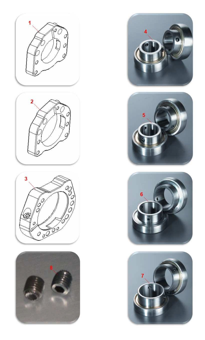 BEARINGS SUPPORTS BEARINGS