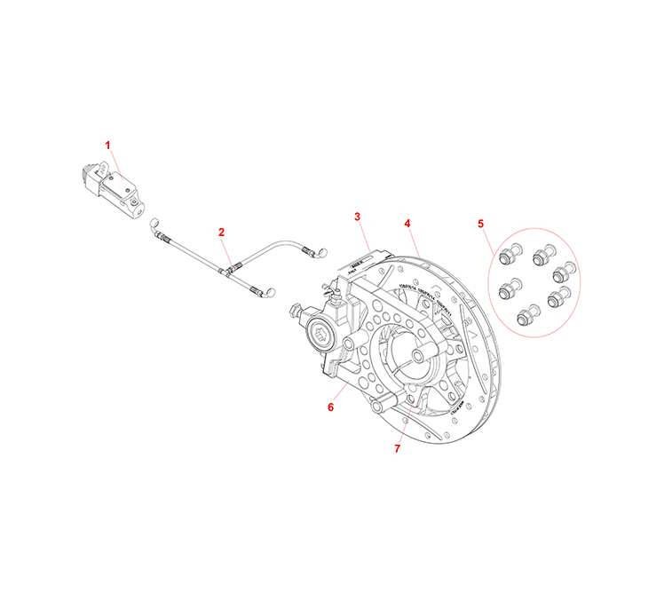 KF KZ REAR BRAKE SYSTEM 